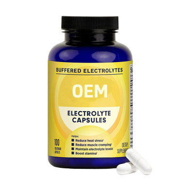 Buffered electrolyte capsules | Complex mineral formula | Sugar-free/non-GMO/vegetarian|OEM/ODM