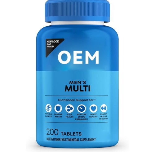 Men's Multivitamin Tablets | Full-Spectrum Vitamin & Lycopene Formula | Mineral Supplement|OEM/ODM