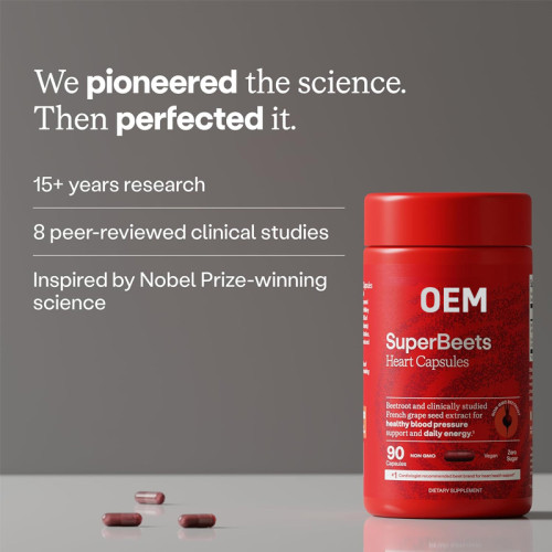 Beetroot Capsules | Grape Seed & Botanical Complex Formula | Non-GMO/Zero Sucrose|OEM/ODM