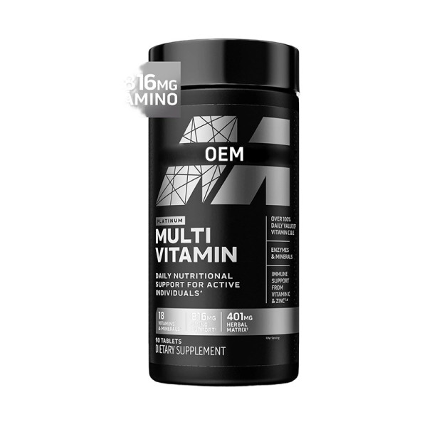 Multivitamin Tablets | Complete Vitamin, Mineral & Herbal Formula | OEM/ODM
