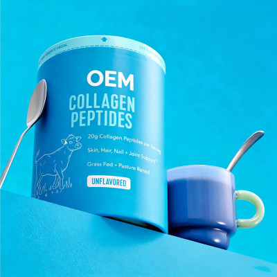 Collagen Peptide Powder | Unflavored | Small-Molecule Collagen from Grass-Fed Cattle|OEM/ODM