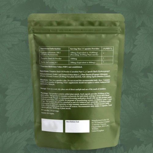 Pumpkin Seed Oil Complex Capsules | Plant Sterol Blend Vegetarian Capsules|OEM/ODM