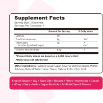 Creatine Monohydrate Gummies | Watermelon-Flavored Pectin Gummies | No Artificial Colors |OEM/ODM