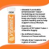 Vitamin C Effervescent Tablets | Orange Flavor | High-Potency 1000mg Vitamin C |OEM/ODM
