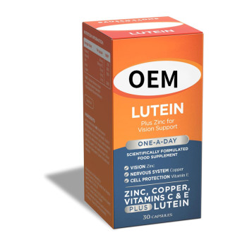 Lutein Complex Capsules | With Zinc, Copper, and Vitamins C & E | Supports Eye Comfort|OEM/ODM