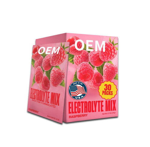 Electrolyte Blend Powder | Raspberry Flavor | Keto-Friendly | Zero Sugar|OEM/ODM