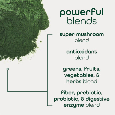 Probiotic Powder|Organic Green Juice & Fruit-Vegetable Blend|70+ Superfoods|Prebiotic Blend|OEM/ODM