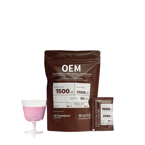 Collagen Hyaluronic Acid Powder | Complex Dipeptide & Ceramide | Berry-Flavored Powder | OEM/ODM