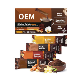 Instant Coffee Powder | Blended Flavor | Contains Magnesium and Lion's Mane Mushroom|OEM/ODM