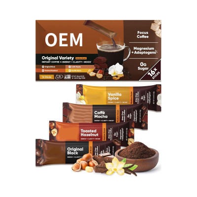 Instant Coffee Powder | Blended Flavor | Contains Magnesium and Lion's Mane Mushroom|OEM/ODM
