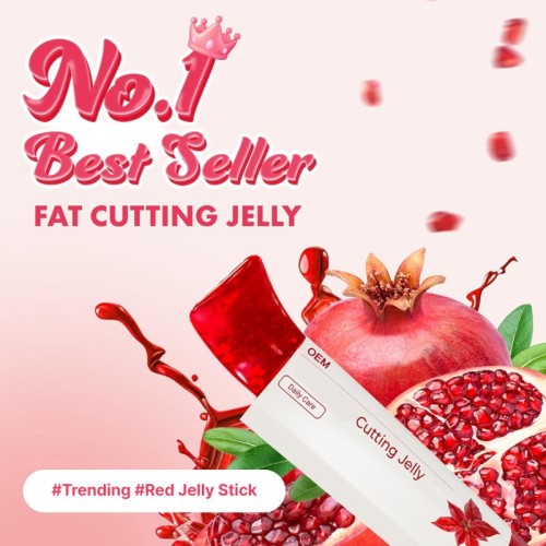 Pomegranate-Flavored Jelly Strips | Contains Garcinia Cambogia & Collagen | Ready-to-Eat Stick Pack