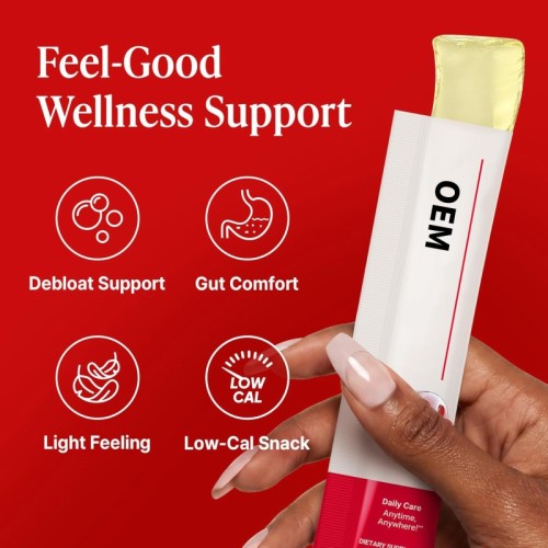 Apple Cider Vinegar Jelly Sticks|Contains Kombucha Yeast Powder|Portable Ready-to-Eat Jelly|OEM/ODM