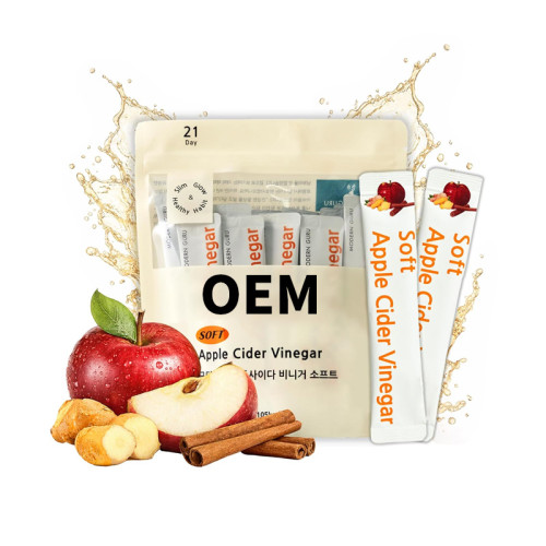 Apple Cider Vinegar Drink | Liquid with Ginger & Cinnamon | Sugar-Free | Low-Calorie| Portable Drink