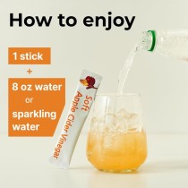 Apple Cider Vinegar Drink | Liquid with Ginger & Cinnamon | Sugar-Free | Low-Calorie| Portable Drink