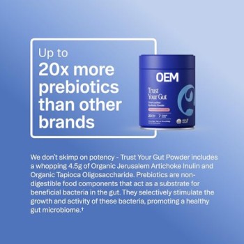 Freeze-Dried Probiotic Powder | Compound Active Bacteria & Prebiotics | Apple-Raspberry Flavor
