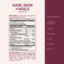 OEM Hair Skin & Nails Gummies with Biotin & Collagen Manufacturer