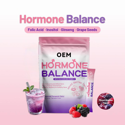 OEM Hormone Balance Powder Supplement | Mixed Berry | Women's Wellness | Private Label ODM