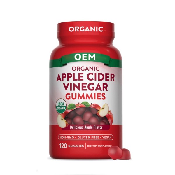 Apple Cider Vinegar Gummies | Organic Vegan Pectin | Keto Friendly | OEM/ODM