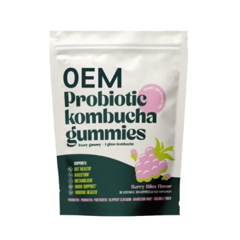 Probiotic Kombucha Gummies | Berry Flavor | Gluten Free | Private Label | OEM/ODM