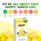 Crystallized Lemon Powder Packets | Fresh Squeezed Lemon Taste | Water & Tea Flavoring | OEM / ODM