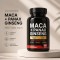 Maca Root Panax Ginseng Capsules | Herbal Botanical Blend | Men's Wellness Formula | OEM/ODM