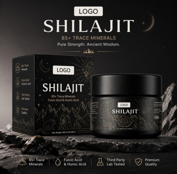 Shilajit Resin Supplement | Premium Resin Formula | Fulvic Acid & Minerals | Men's Wellness |OEM/ODM