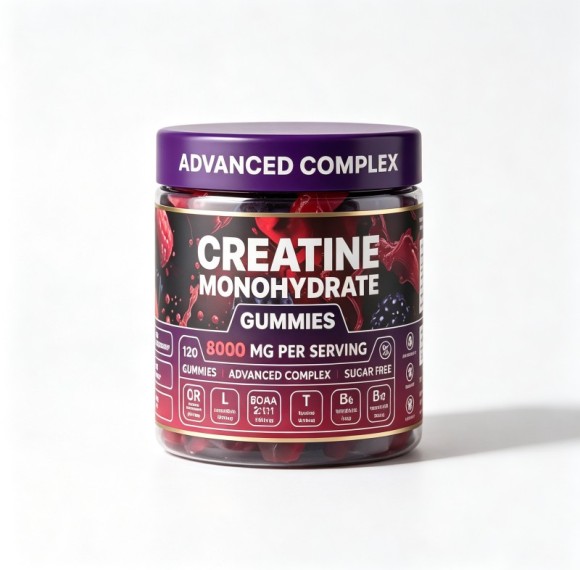 Creatine Monohydrate Gummies | Advanced Complex | 8000mg Per Serving | Sports Nutrition | OEM/ODM