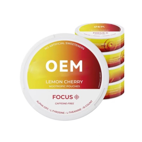 Nootropic Oral Pouch | Caffeine-Free | Alpha GPC, L-Tyrosine & L-Theanine | Focus Support | OEM/ODM
