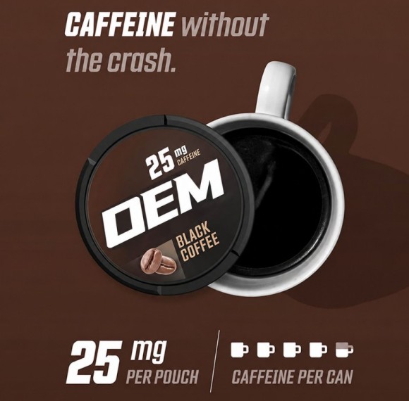 Coffee Oral Pouch with Caffeine & Vitamin B12 | Portable Energy Format | Multiple Flavors | OEM/ODM