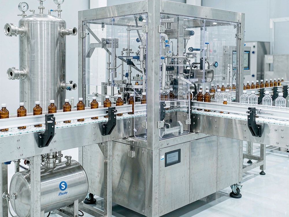 Supplement packaging production flow from format confirmation through artwork, proof, and final review to production
