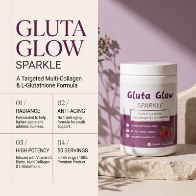 Glutathione Beauty Powder | Berry Flavor | Private Label OEM/ODM