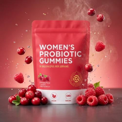 Cranberry Probiotic Gummies | 50 Billion CFUs | Women's Wellness | OEM/ODM