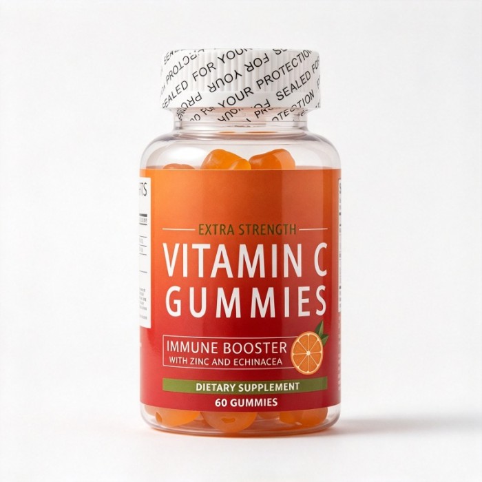 Extra Strength Vitamin C Gummies | Citrus Flavor | 60 Count | OEM/ODM