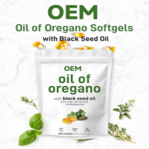 Oregano Oil Softgels | Oregano + Black Seed Oil 2-in-1 Formula | Supports Immune Health|OEM/ODM