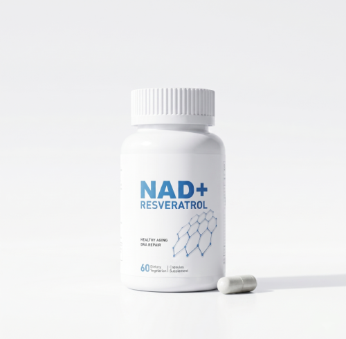NAD+ Resveratrol Capsules | Plant-Based Vegan Formula | Supports Cellular Health|OEM/ODM
