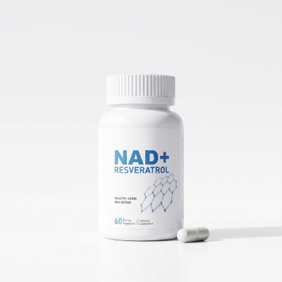 NAD+ Resveratrol Capsules | Plant-Based Vegan Formula | Supports Cellular Health|OEM/ODM