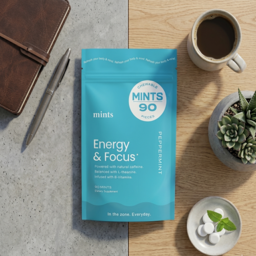 Sugar-Free Mint Tablets | Contains L-Theanine | Supports Energy & Focus | Portable Oral Care|OEM/ODM