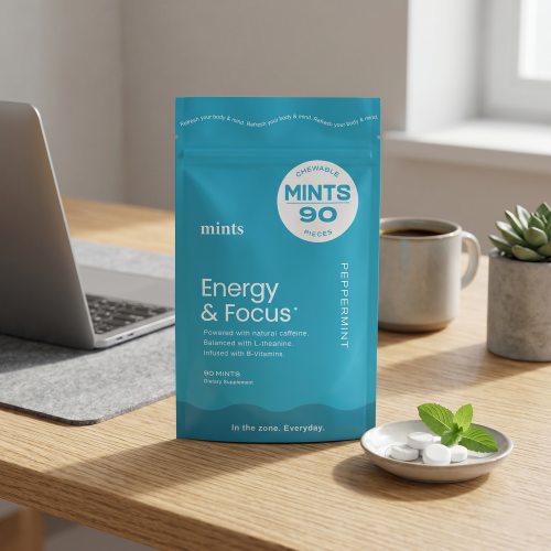 Sugar-Free Mint Tablets | Contains L-Theanine | Supports Energy & Focus | Portable Oral Care|OEM/ODM
