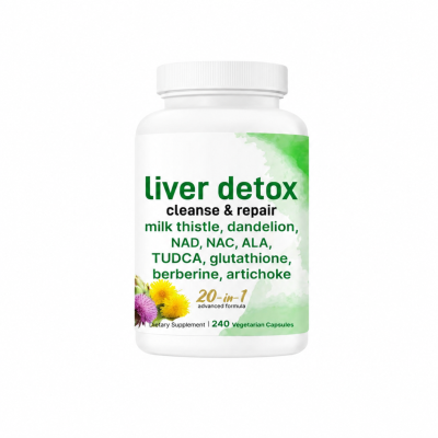 Milk Thistle Liver Support Capsules | Premium 20-in-1 Formula | Internal Nourishment|OEM/ODM