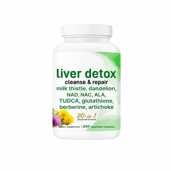 Milk Thistle Liver Support Capsules | Premium 20-in-1 Formula | Internal Nourishment|OEM/ODM
