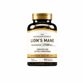 Lion's Mane Mushroom Capsules | High Potency 2100mg | Daily Brain Nutrition for Adults|OEM/ODM