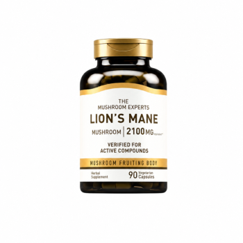 Lion's Mane Mushroom Capsules | High Potency 2100mg | Daily Brain Nutrition for Adults|OEM/ODM