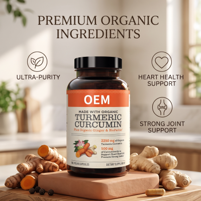 Curcumin Capsules | 2250mg High-Absorption Formula | Supports Immune & Joint Health | OEM/ODM