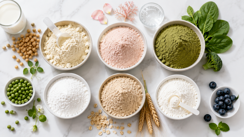 Types of powdered supplements