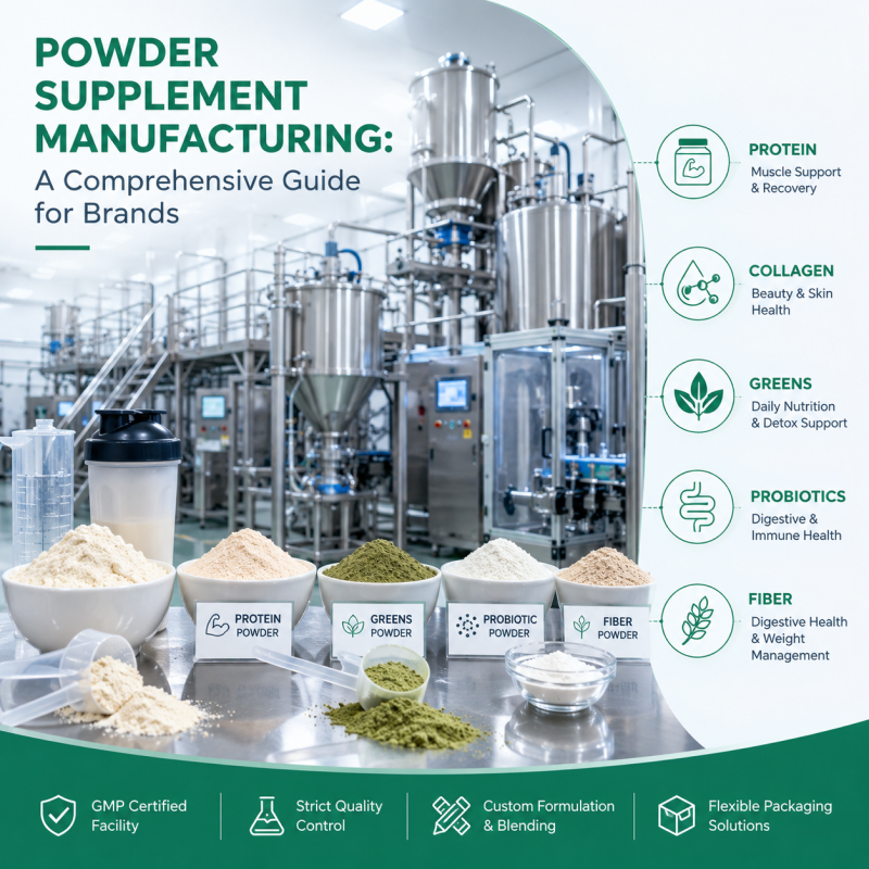 Powder Supplement Manufacturing: A Comprehensive Guide for Brands