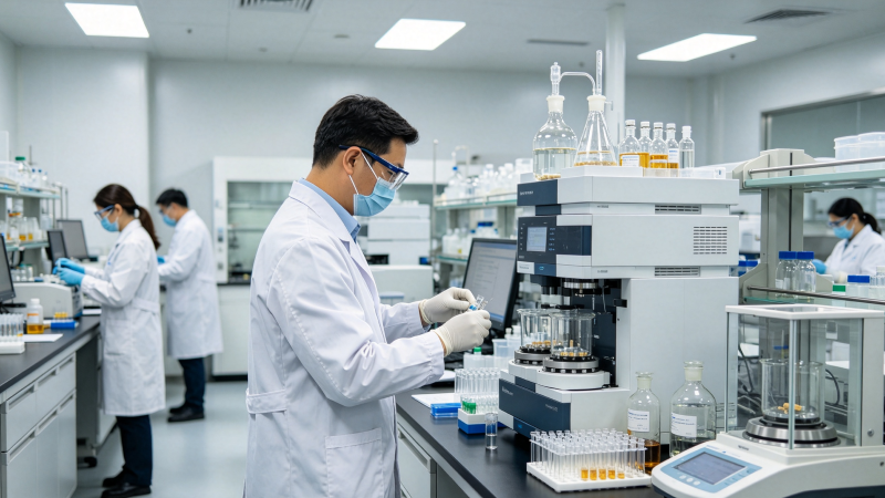 Sports nutrition supplement quality control laboratory