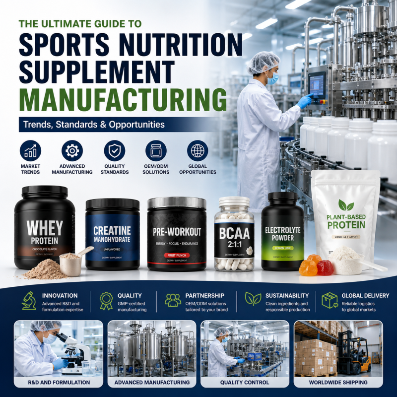 Sports Nutrition Supplement Manufacturing: Trends, Standards and Opportunities