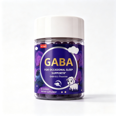 GABA助眠软糖 | 无糖配方 | GABA & L-茶氨酸配方 | 改善睡眠 | OEM/ODM