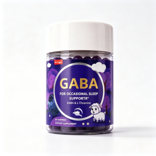 GABA Sleep Support Gummies | Sugar-Free Style | GABA & L-Theanine Formula | Sleep Wellness | OEM/ODM