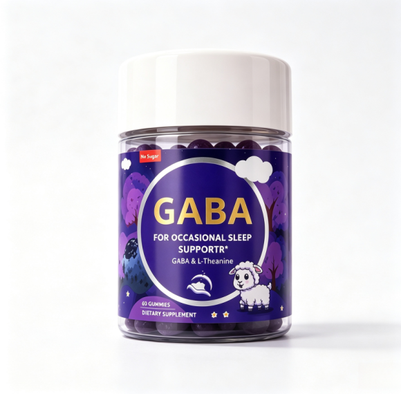 GABA Sleep Support Gummies | Sugar-Free Style | GABA & L-Theanine Formula | Sleep Wellness | OEM/ODM